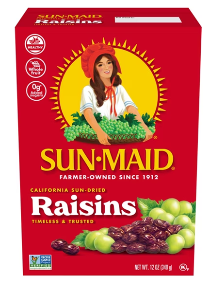 (image for) Raisins Sun Dried 12oz